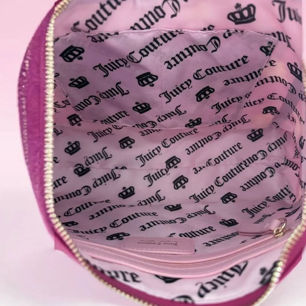 Juicy Couture Hot Pink Daisy Hobo Shoulder Bag